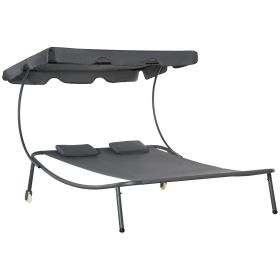 Canopy Chaise Lounge Wheeled Ultimate Sunbathing Relaxation Adjustable