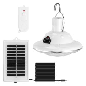 1Pc Solar Camping Lantern With Remote 3 Light Modes 3 Charging Methods IP65 Waterproof For Patio Tent Garden Hiking Power Failure Hurricane (Option: 1PCs)