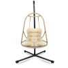 JESE Swing Egg Chair with Stand â€“ Foldable Hanging Chair for Indoor & Outdoor Use â€“ 300lbs Capacity